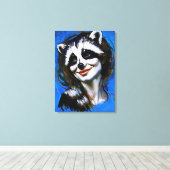 ラクーンのトリックスター「ベルカ・テヤニ」 キャンバスプリント (インサイチュ (ウッドフロア))