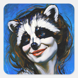 ラクーンのトリックスター「ベルカ・テヤニ」 スクエアシール