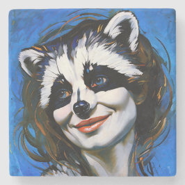 ラクーンのトリックスター「ベルカ・テヤニ」 ストーンコースター