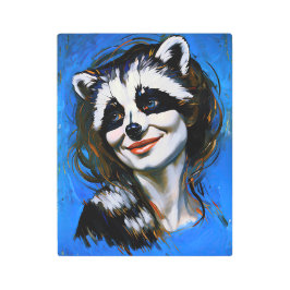 ラクーンのトリックスター「ベルカ・テヤニ」 メタルプリント