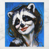 ラクーンのトリックスター「ベルカ・テヤニ」 ワインラベル (シングルラベル)