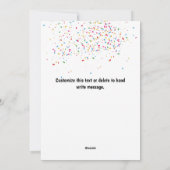 ラクーンのパーティー – 動物の休日の新年カード シーズンカード (裏面)