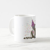 ラクーンのパートナー化 – 動物のパーティー コーヒーマグカップ (正面左)