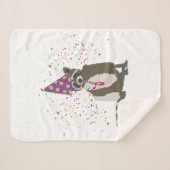 ラクーンのパートナー化 – 動物のパーティー シェルパブランケット (正面(横))