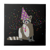 ラクーンのパートナー化 – 動物のパーティー タイル (正面)