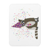 ラクーンのパートナー化 – 動物のパーティー マグネット (縦)