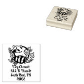 ラクーンの住所 ラバースタンプ (押印)