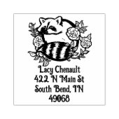 ラクーンの住所 ラバースタンプ (インプリント)