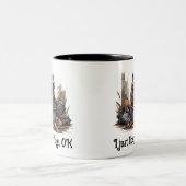 ラクーンはゴミが好きだ ツートーンマグカップ (中央)