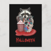 ラクーンはスカルとカクテルを飲む シーズンポストカード (正面)