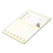 ラクーンウィークリーミールプランナーメモ帳 ノートパッド (アングル)