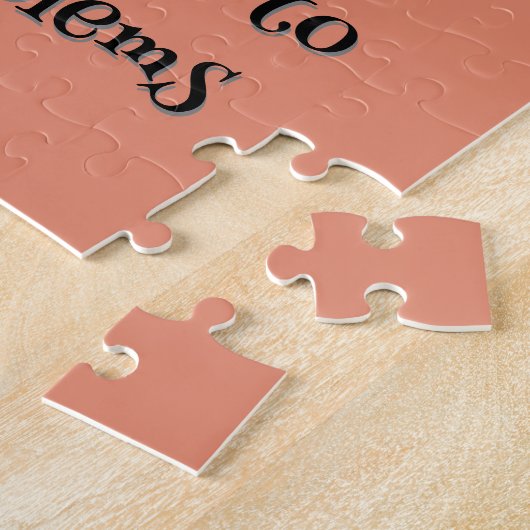 ラクーンウッドランドキッズクリスチャン祈りの言葉オンピンク | ジグソーパズル (側面)