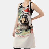 ラクーンクリスマスクッキーベーキングクルー エプロン (インサイチュ)