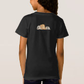 ラクーンスイート秋カスタマイズ文字とカラー Tシャツ (裏面)