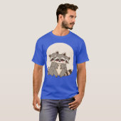 ラクーンデザインTシャツ9 Tシャツ (正面フル)