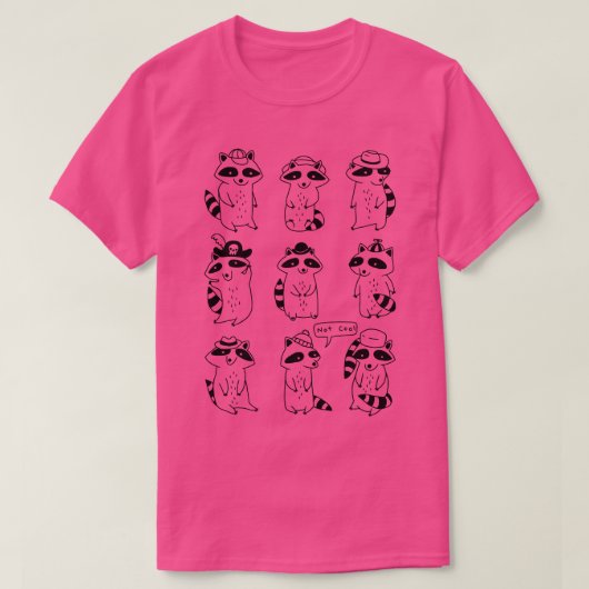 ラクーンハットパーティー Tシャツ (デザイン正面)
