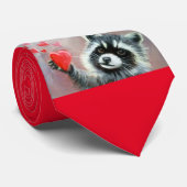 ラクーンハートバレンタインタイ ネクタイ (ロール)