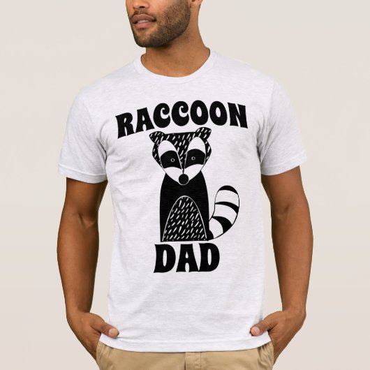 ラクーンパパTシャツ Tシャツ (正面)