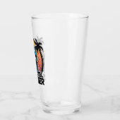 ラクーンフェラルガールサマーヴィンテージオポッサム恋人 タンブラーグラス (左)