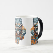 ラクーンヘッドウィズアドベンチャースタイル モーフィングマグカップ (正面右)