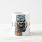 ラクーンヘッドウィズアドベンチャースタイル モーフィングマグカップ (中央)