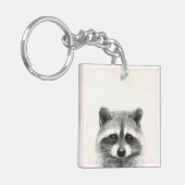 ラクーンペンシルスケッチ キーホルダー (正面左)