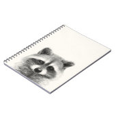 ラクーンペンシルスケッチ ノートブック (左側)