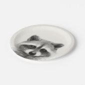 ラクーンペンシルスケッチ ペーパープレート (アングル)