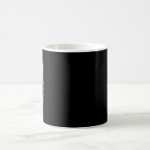 ラクーンミーム私得の自閉症おもしろい意識 コーヒーマグカップ (中央)