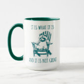 ラクーンミーム、それが何であり、それは素晴らしない マグカップ (左)