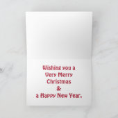 ラクーンメリークリスマス シーズンカード (内部)