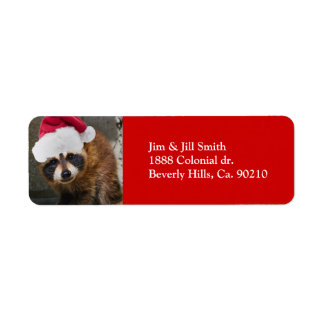 ラクーンメリークリスマス ラベル
