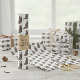 ラクーンラッピング紙転が ラッピングペーパー