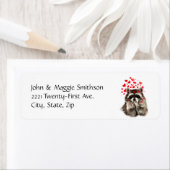 ラクーン動物の抱擁とラクーンからのキスおもしろい ラベル (インサイチュ)