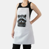ラクーン動物を働きたくない エプロン (インサイチュ)