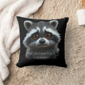 ラクーン動物を働きたくない クッション (ブランケット)