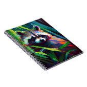 ラクーン動物ポートレート絵を描の野生生物アウトドア ノートブック (右側)