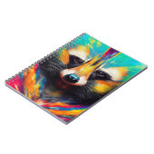 ラクーン動物発見アドベンチャー自然惑星 ノートブック (左側)