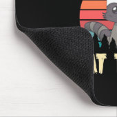 ラクーン愛好家が速いゴミ食べを生きる マウスパッド (コーナー)