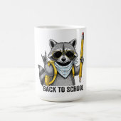 ラクーン新学期おもしろいギフト子供へ コーヒーマグカップ (中央)