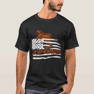 ラクーン狩りクーンフンダンヴィナタージュ狩りギア Tシャツ