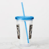 ラクーン絵画病 アクリルタンブラー (左)