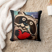 ラクーン装飾用クッション クッション (ブランケット)