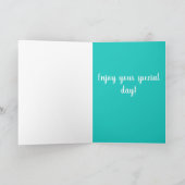 ラクーン誕生日カード カード (内部)