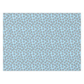 ラクーン誕生日パーティーブルー テーブルクロス (正面(横))