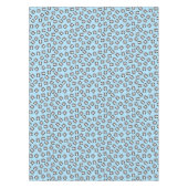 ラクーン誕生日パーティーブルー テーブルクロス (正面)