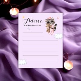 ラクーン赤ちゃんシャワーラベンダーアドバイス