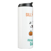 ラクーン踊りハロウィーンカボチャパーティー タンブラー (回転左)