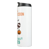 ラクーン踊りハロウィーンカボチャパーティー タンブラー (回転右)