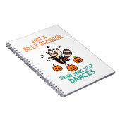 ラクーン踊りハロウィーンカボチャパーティー ノートブック (右側)